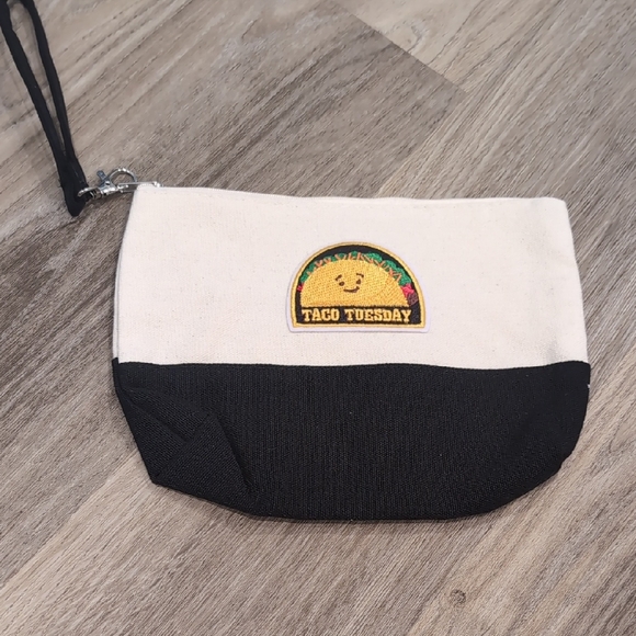 Handbags - Taco Tuesday Canvas Pouch-handmade